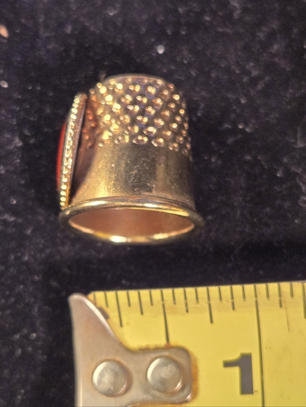 United States Marine Corps Emblem Brass Thimble - Picture 8 of 8